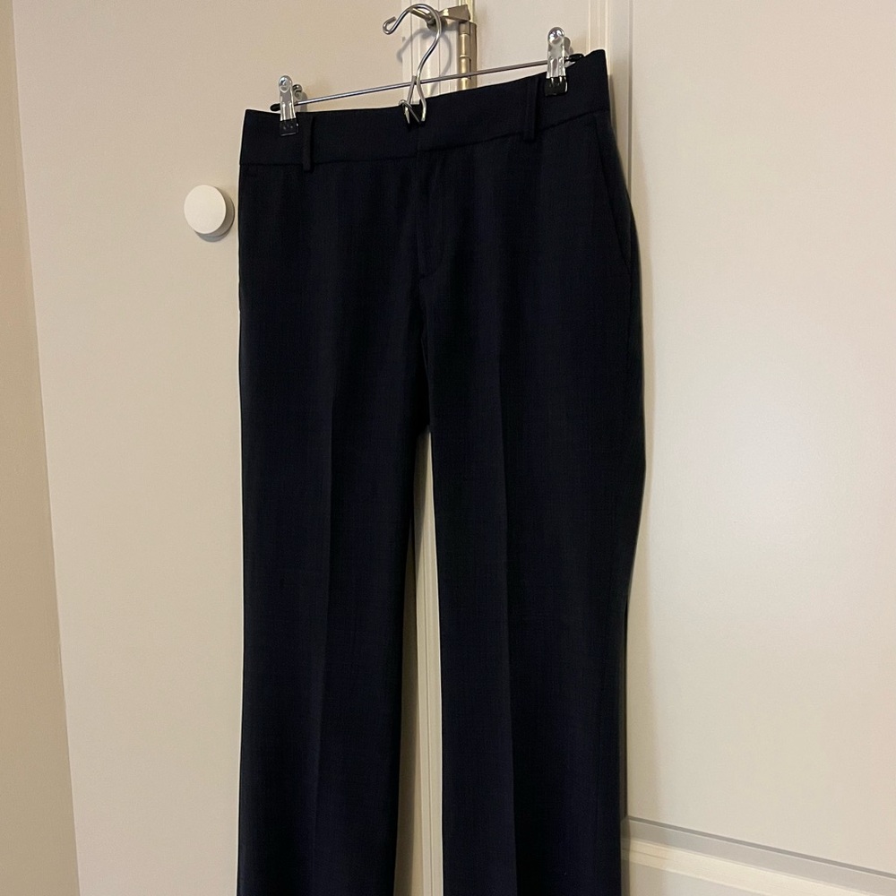 Banana Republic, Martin Fit Wool Trousers, Navy, 2